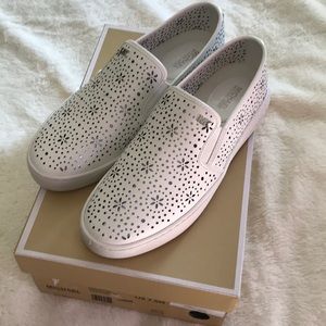 Micheal Kors slip on canvas shoe